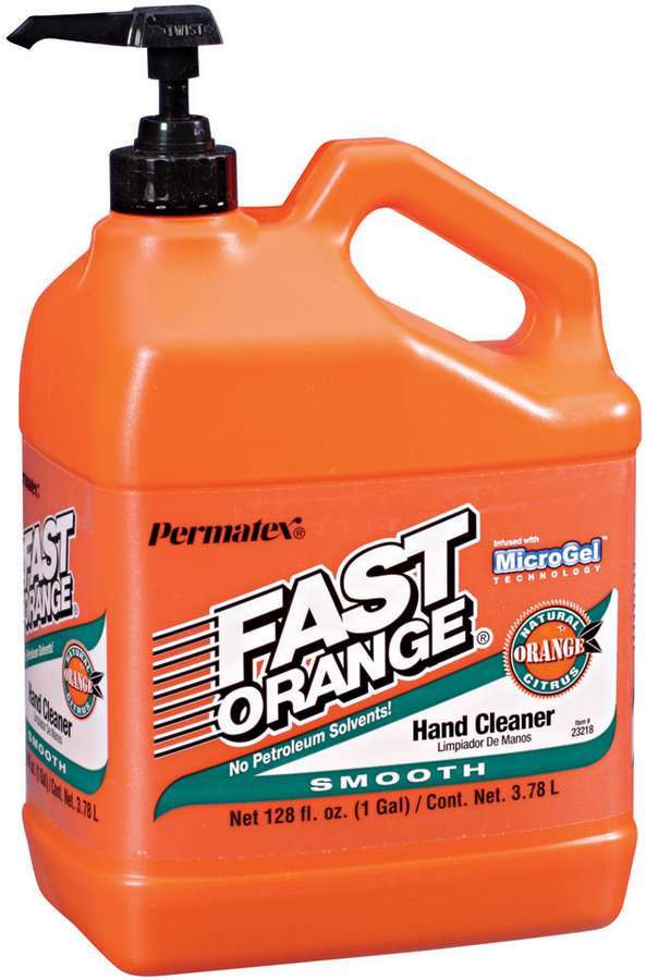 Permatex Fast Orange Hand Cleaner 1 Gallon Pump Bottle, Part Number 23218