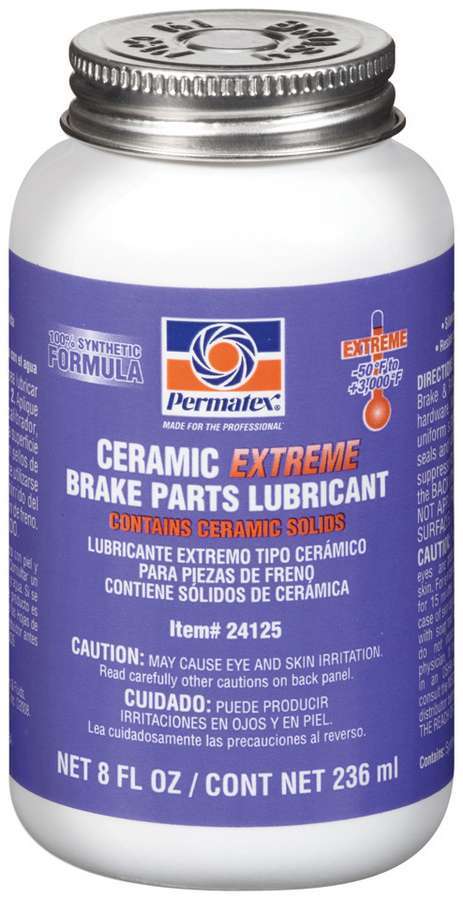 Permatex 24125 Ceramic Extreme Brake Parts Lubricant, 8 oz Bottle