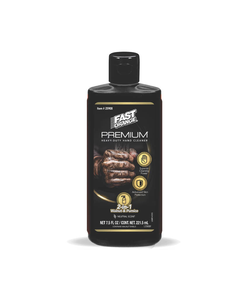 Permatex Hand Cleaner - Fast Orange Premium - Pumice / Walnut - 7.5 oz Squeeze Bottle 25908