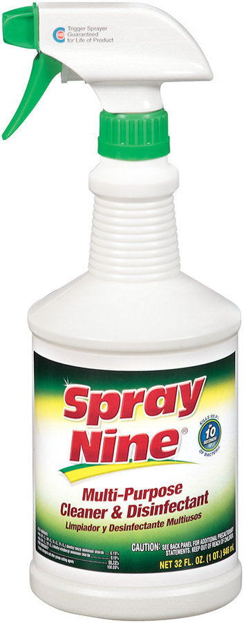 Permatex Degreaser - Spray Nine - Disinfectant - 32 oz Spray Bottle 26832
