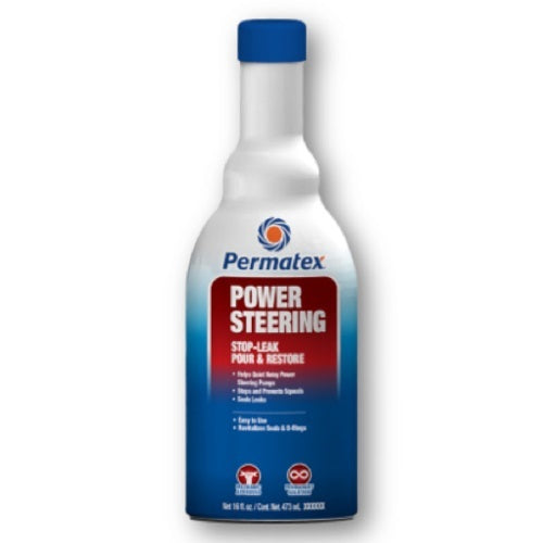 Permatex 30303 Power Steering Fluid Stop-Leak and Restore, 13 oz Bottle
