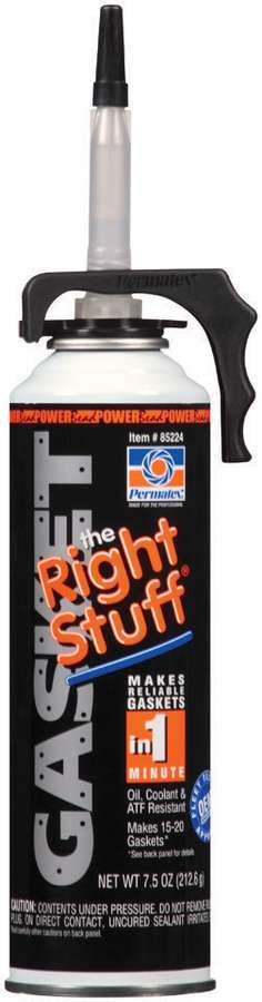 Permatex The Right Stuff Black Silicone Gasket Maker 7.5 oz Aerosol, Part Number 85224