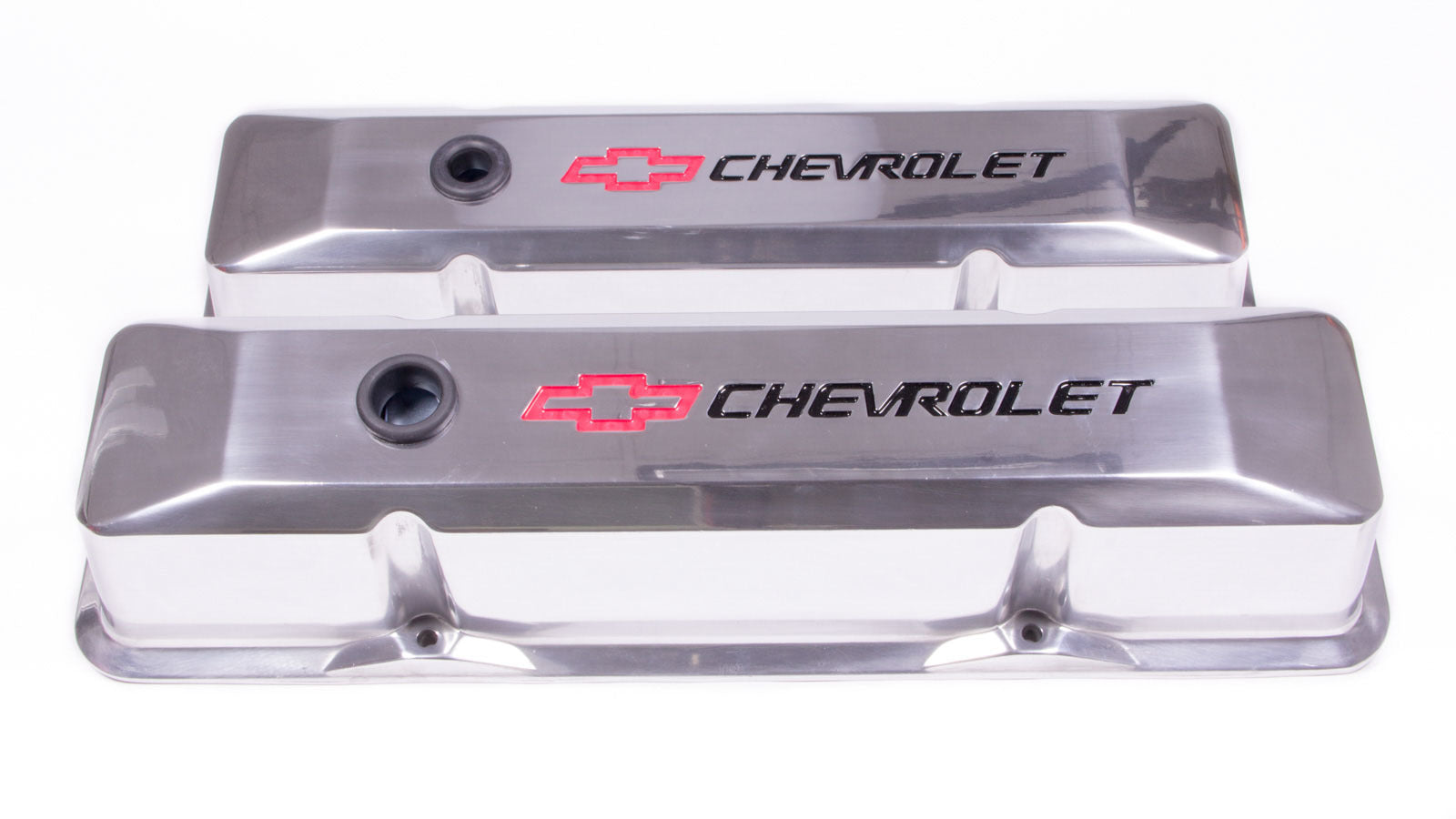 PROFORM 141-108 Polished Aluminum Tall Baffled Valve Covers for Small Block Chevy