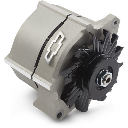 PROFORM 141-149 Slant-Edge Alternator, 100 Amp, 12 Volt, 1-Wire, Chevy Bowtie Logo