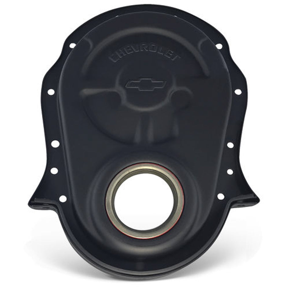 PROFORM 141-219 BBC Timing Chain Cover with Chevrolet Bowtie Logo