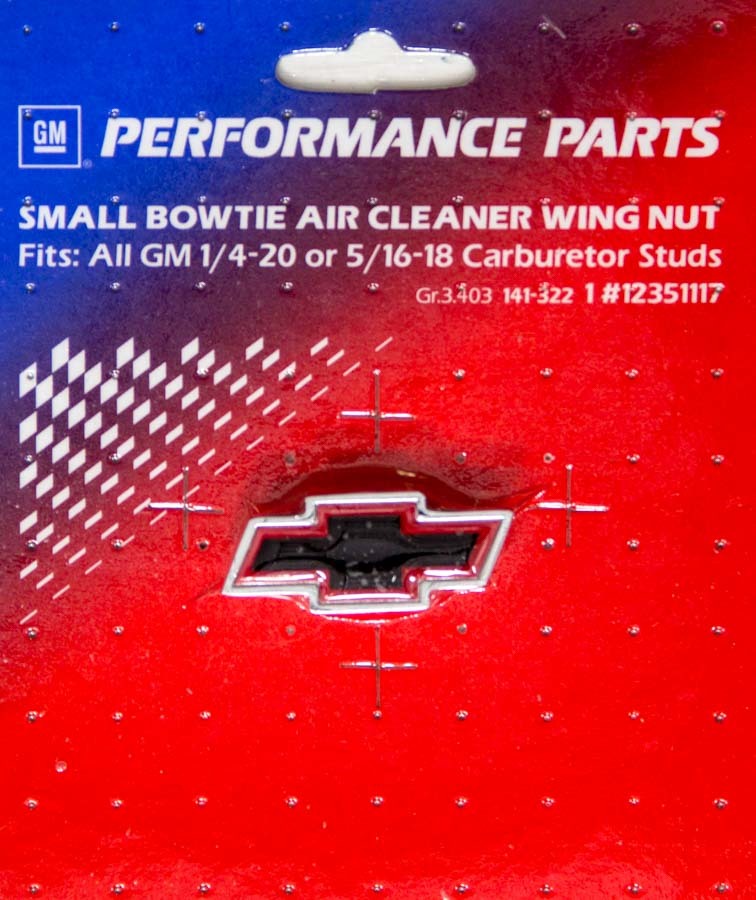 PROFORM 141-322 Air Cleaner Center Nut with Small Chevy Bowtie Logo