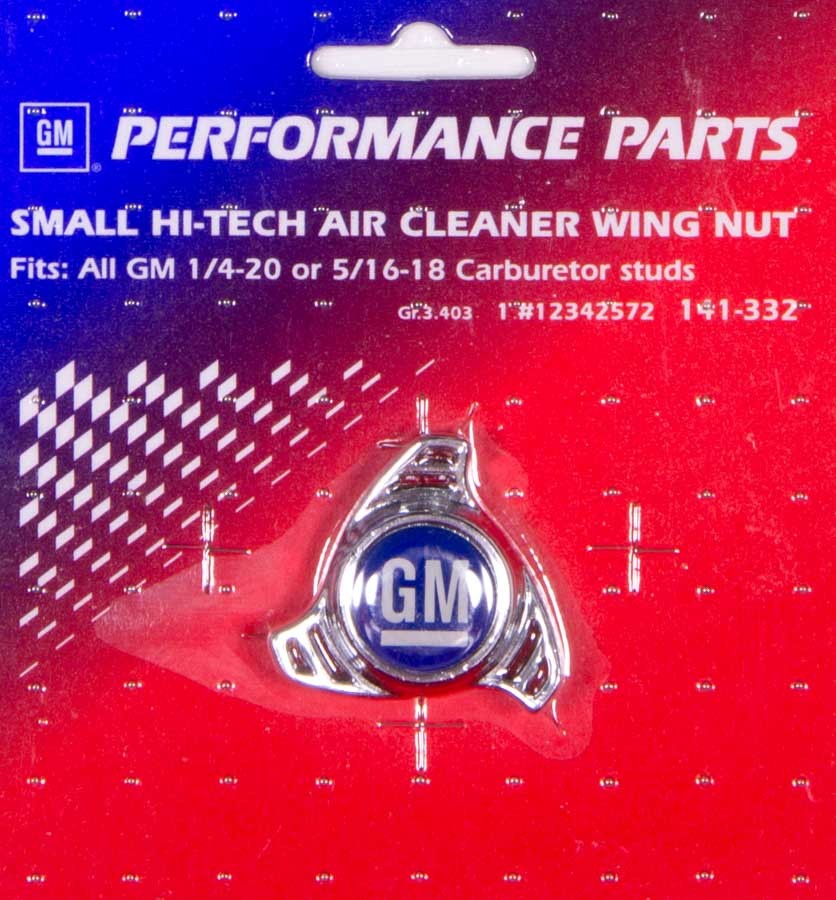 PROFORM 141-332 Tri Star Air Cleaner Center Nut with Small Hi-Tech GM Logo