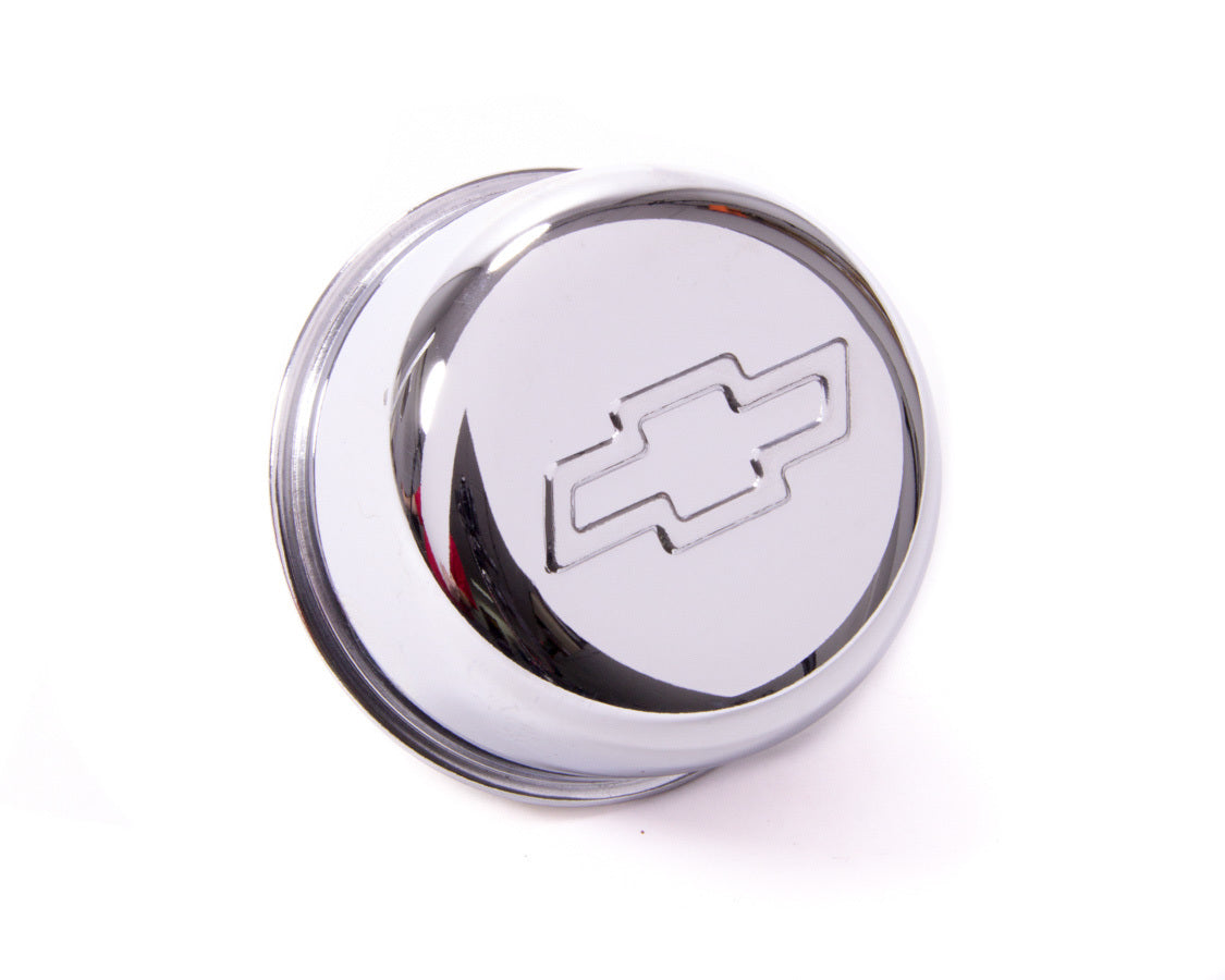 PROFORM 141-616 Chrome Push-In Valve Cover Breather with Chevy Bowtie Logo