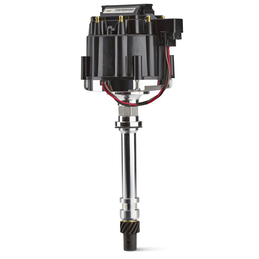 PROFORM 141-686 Chevy V8 Distributor with Black Cap and Locked Vacuum Advance