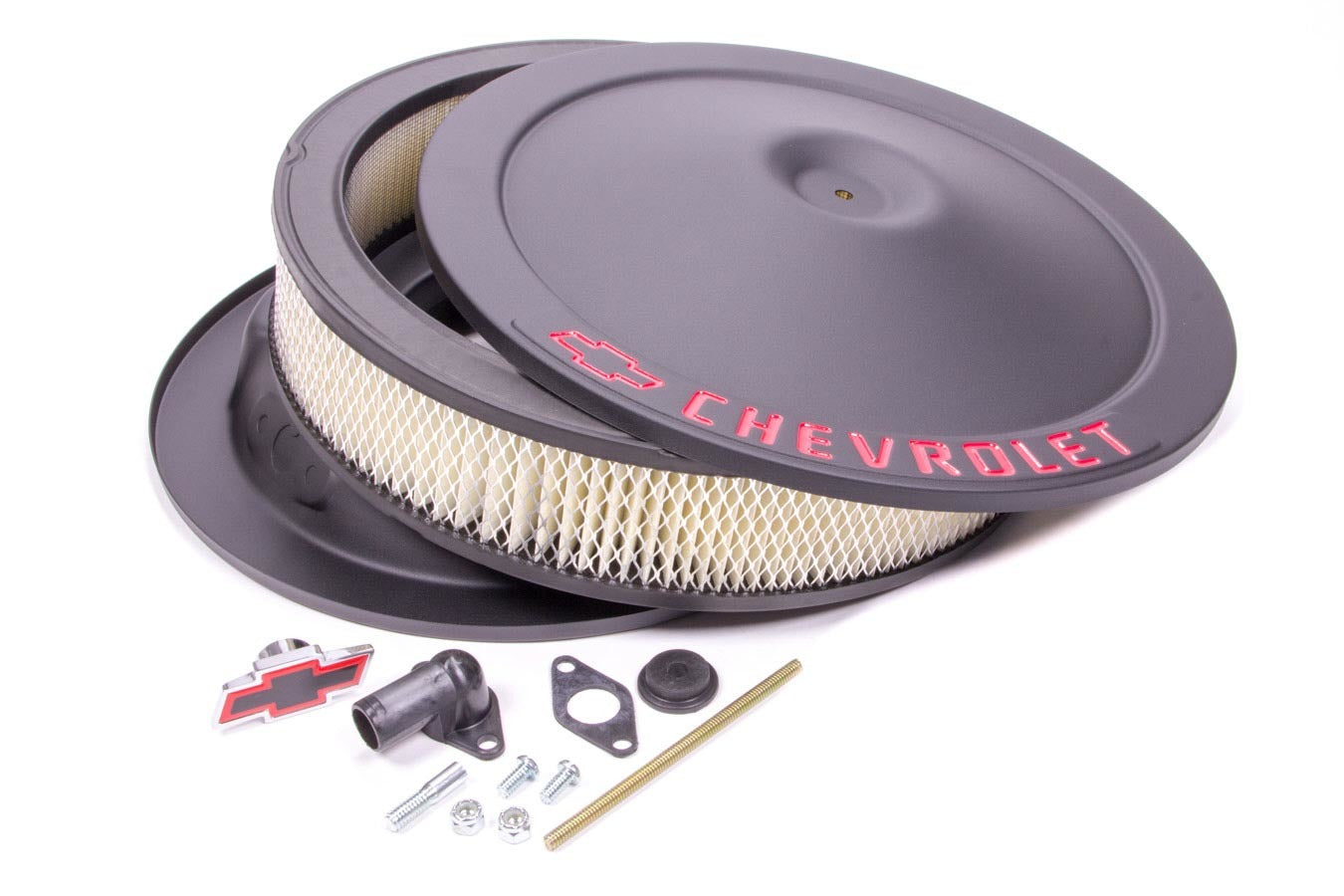 PROFORM 141-752 Classic Air Cleaner Assembly, 14-Inch Round, Black Crinkle