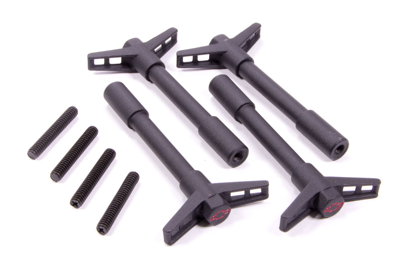 PROFORM 141-756 Valve Cover Wing Nuts with Chevy Bowtie Logo, 1/4-20 in Thread, Set of 4