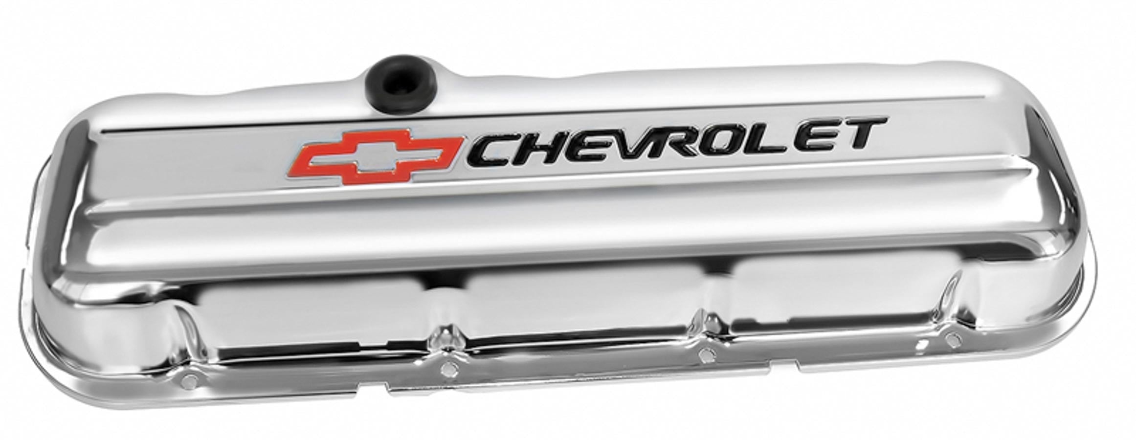 PROFORM 141-812 Short Baffled Chrome Valve Covers for Big Block Chevy, Pair