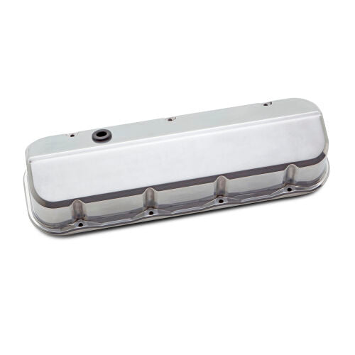 PROFORM 141-874 Slant-Edge Tall Baffled Valve Covers for Big Block Chevy, Polished Aluminum