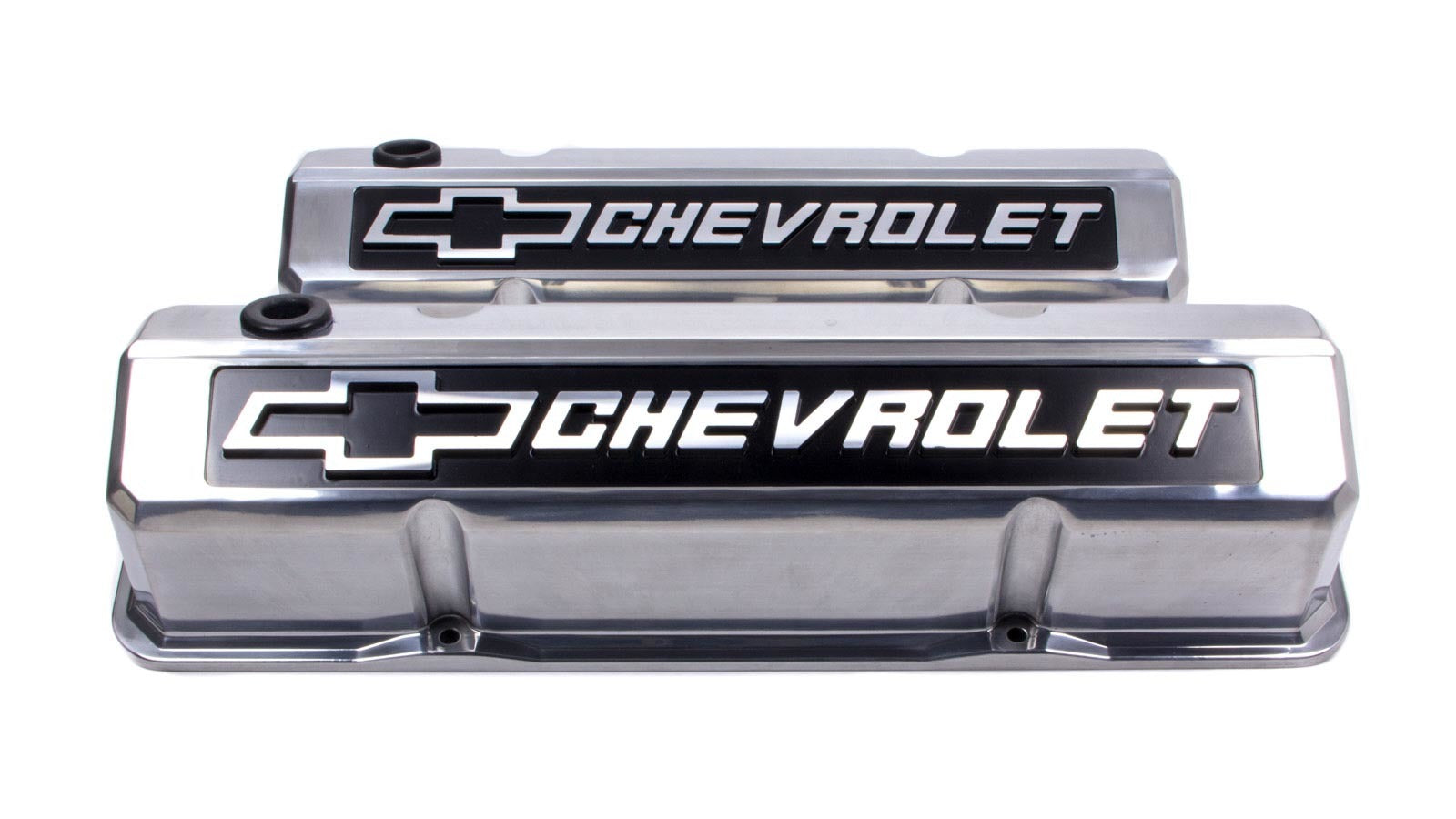 PROFORM 141-920 Slant-Edge Polished Aluminum Valve Covers for Small Block Chevy