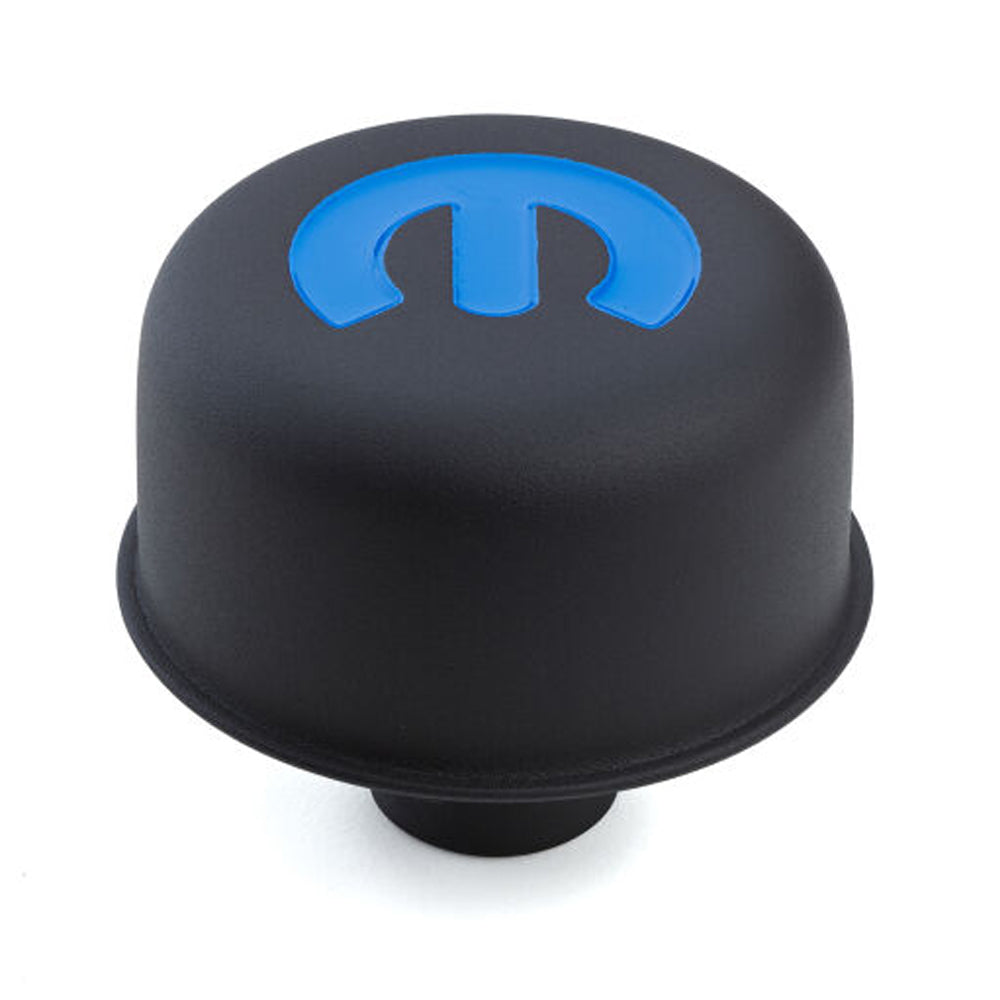 PROFORM 440-754 Mopar Push-In Breather Cap, Black Crinkle Steel