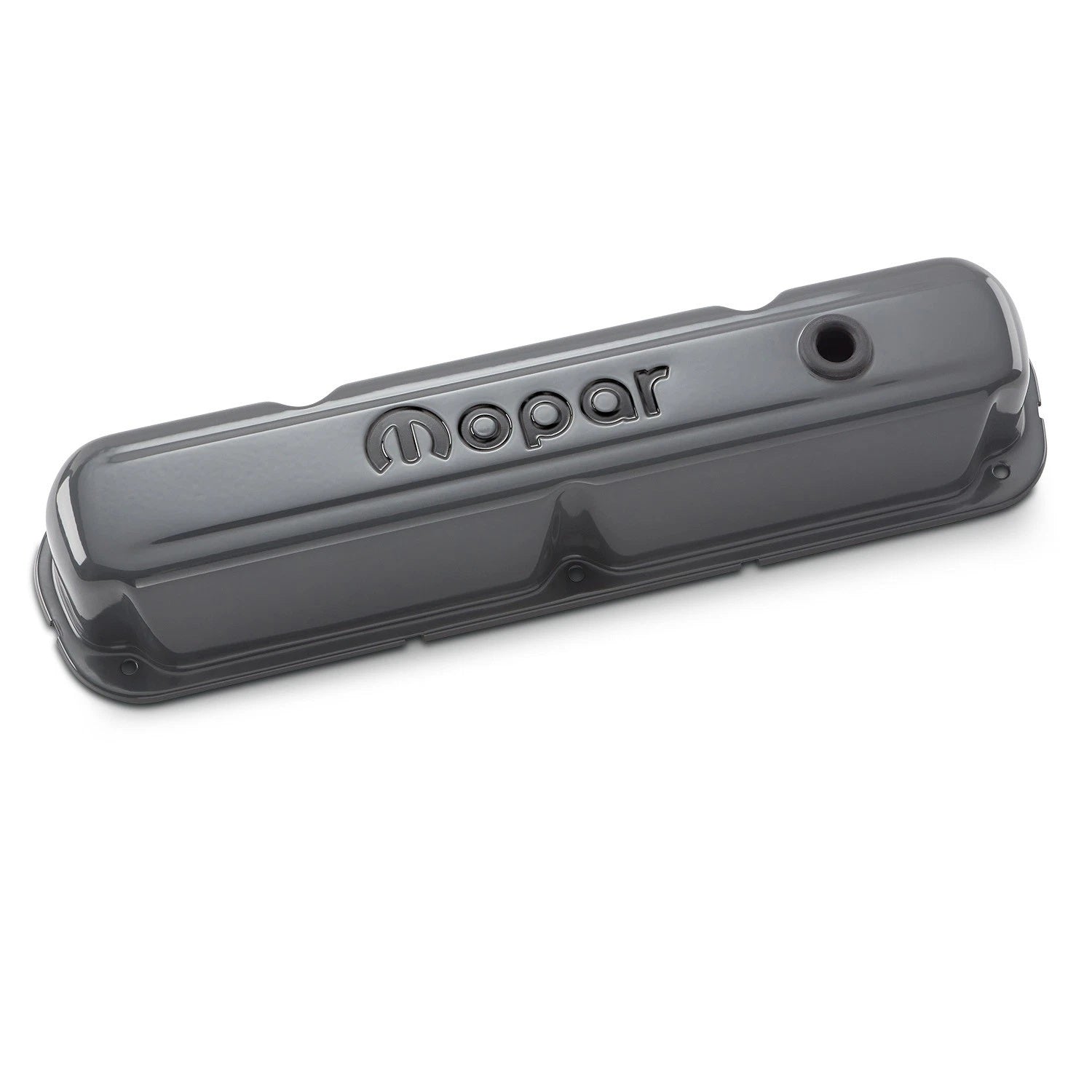 PROFORM 440-881 Tall Steel Valve Covers for Small-Block Mopar, Gray, Baffled Pair