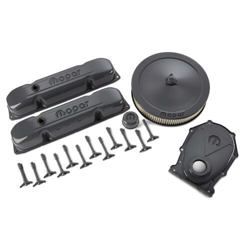 PROFORM 440-887 Gray Mopar B/RB Engine Dress-Up Kit with Air Cleaner and Tall Valve Covers