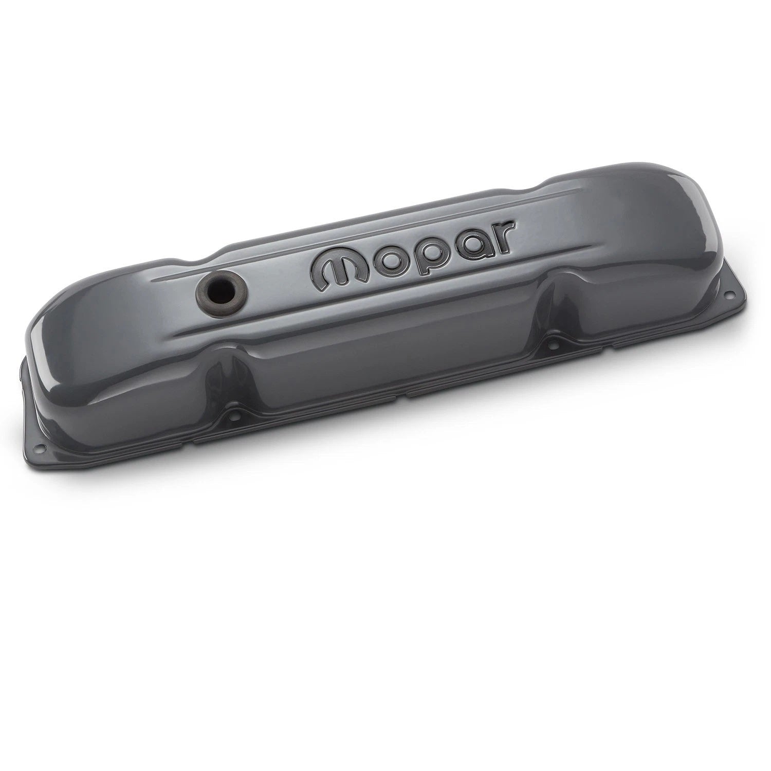 PROFORM 440-889 B/RB Mopar Steel Gray Valve Covers with Mopar Logo