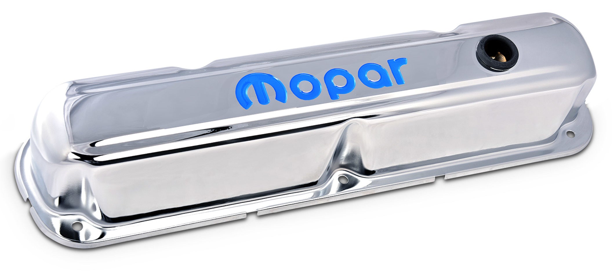 PROFORM 440-905 Chrome Tall Baffled Valve Covers with Breather Holes for Small Block Mopar, Pair