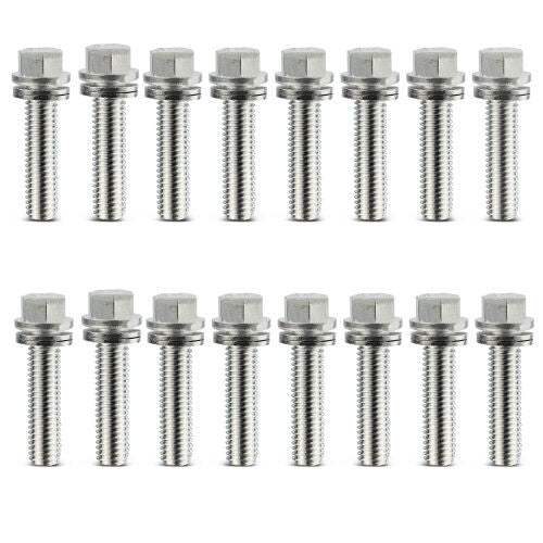 PROFORM 66826 Wedge Locking Header Bolts, 8 mm x 1.50 Thread, 1.181 in Long, Set of 16