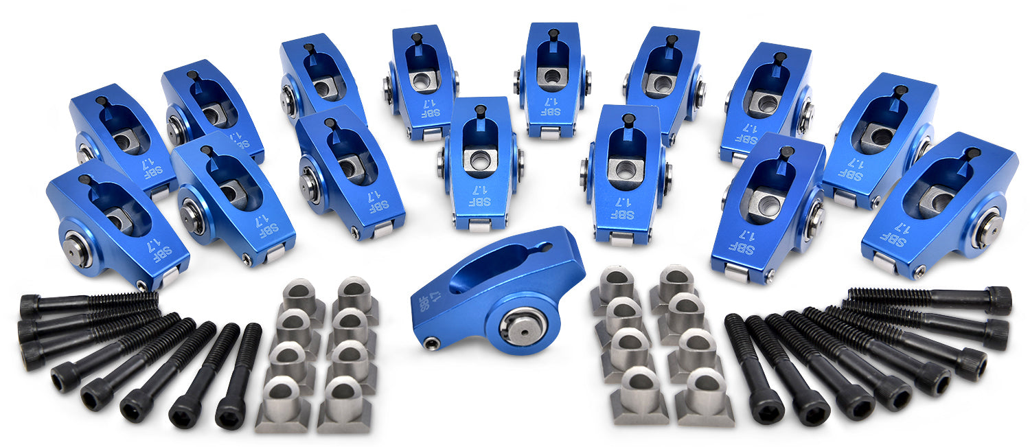 PROFORM 66878 Small Block Ford Roller Rocker Arms, 1.70 Ratio, 5/16-Inch Pedestal Mount