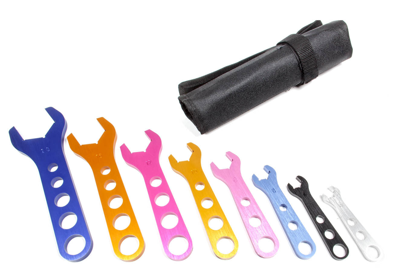 PROFORM 66978 AN Aluminum Wrench Set, 8-Piece, -3 to -20 AN Fittings