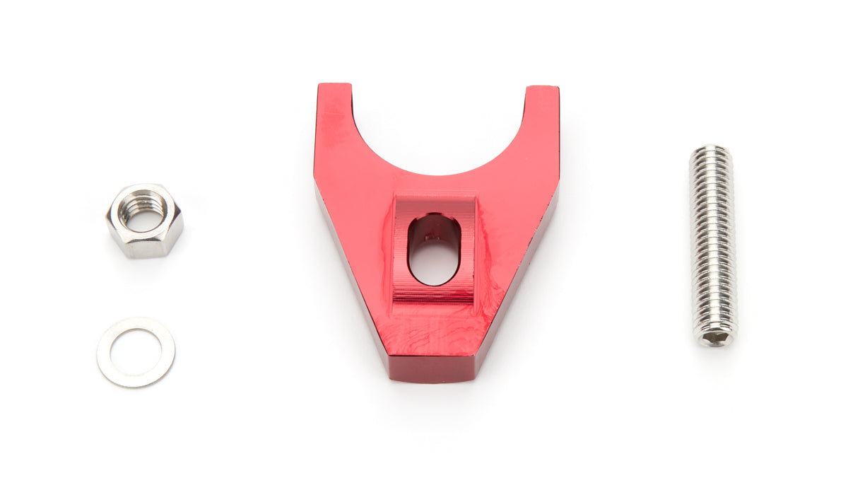 PROFORM 66987 Chevy V8 Billet Distributor Hold Down Clamp, Red Anodized Aluminum
