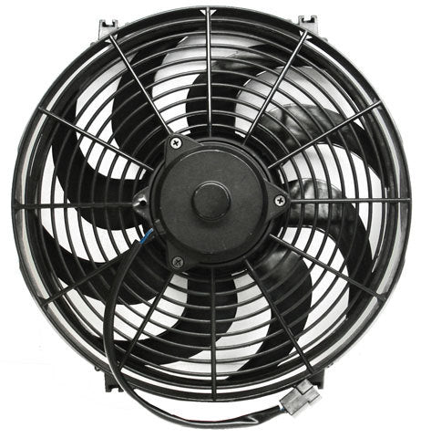 PROFORM 67018 14-Inch Electric Cooling Fan, S-Blade, 1,650 CFM, 12V