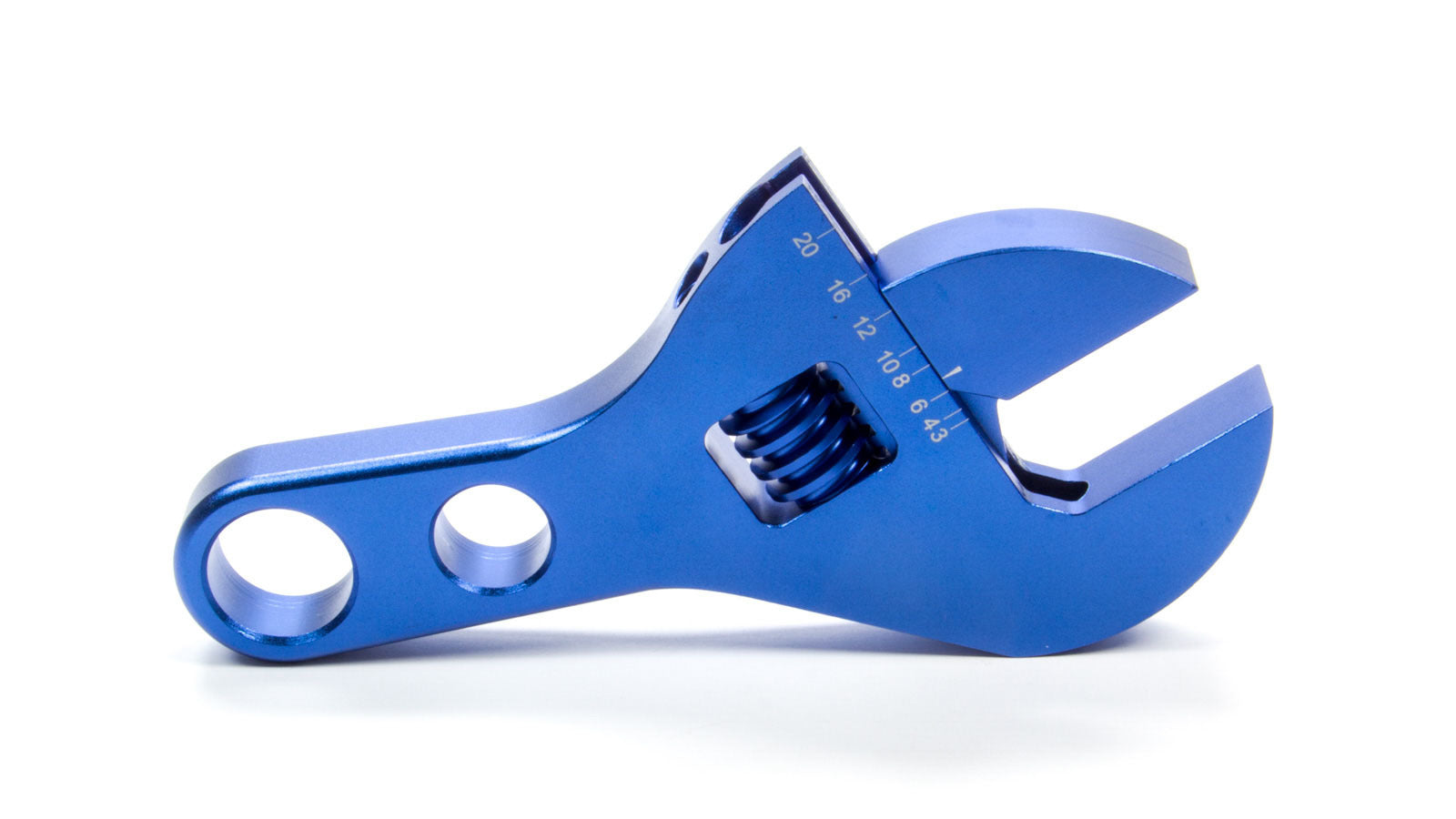 PROFORM 67724 Stubby Adjustable AN Wrench, -10 AN to -20 AN, Blue Anodized Aluminum