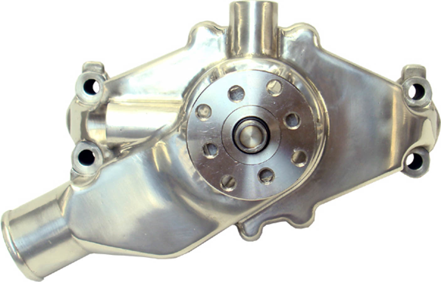 PROFORM 68244 Small Block Chevy High-Flow Aluminum Water Pump, Short Design, Polished