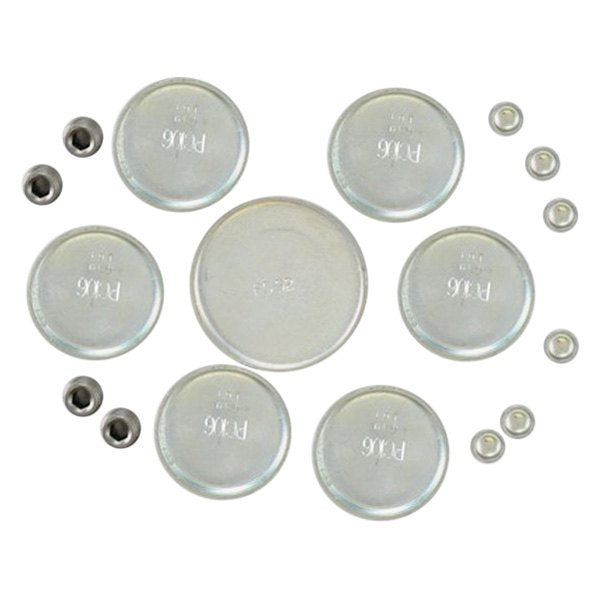 Pioneer Freeze Plug - Complete Engine - Steel - Zinc Oxide - Ford FE-Series - Kit PE-110-R