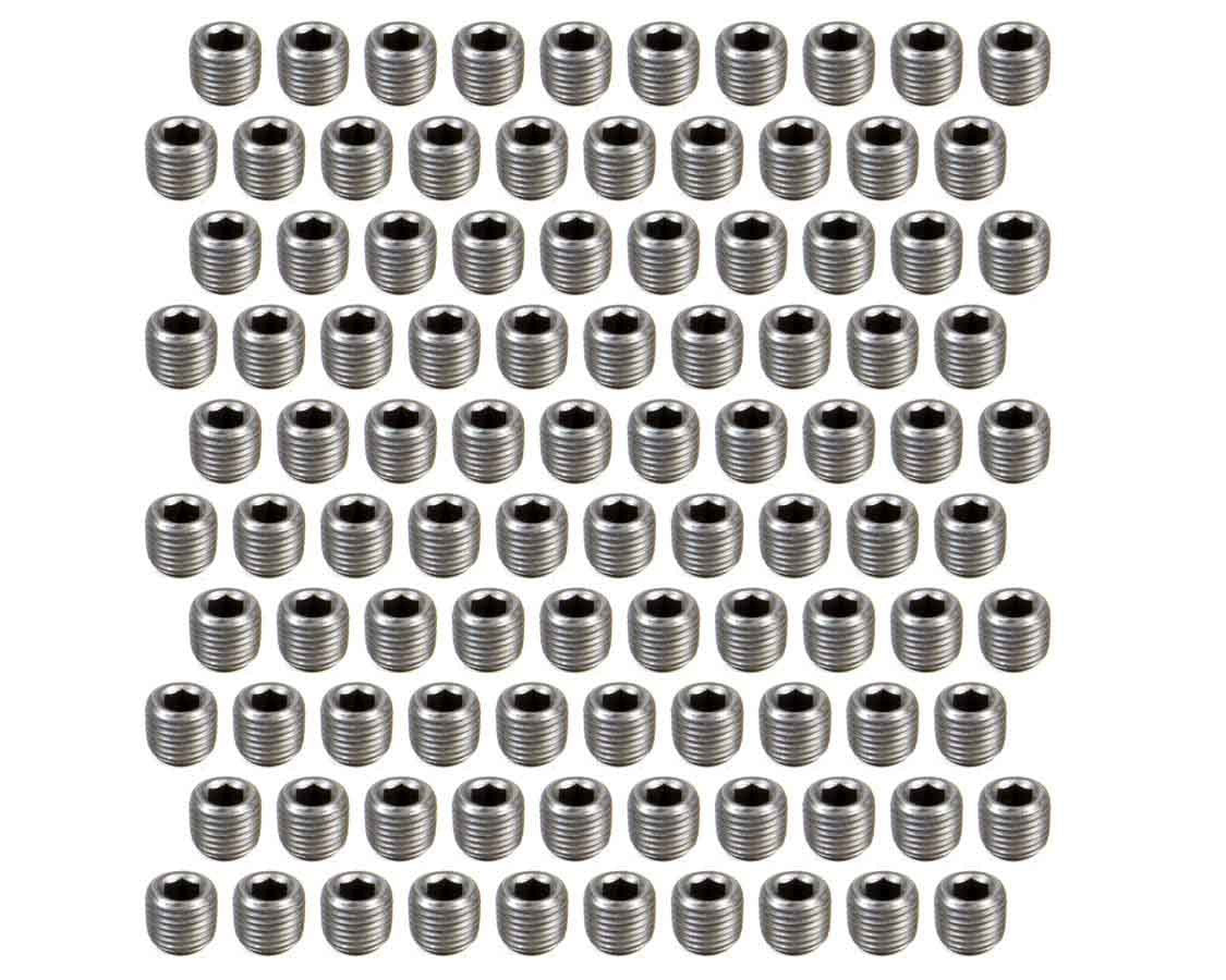 Pioneer Fitting - Plug - 1/4 in NPT - Allen Head - Steel - Natural - Set of 100 PP-507-100