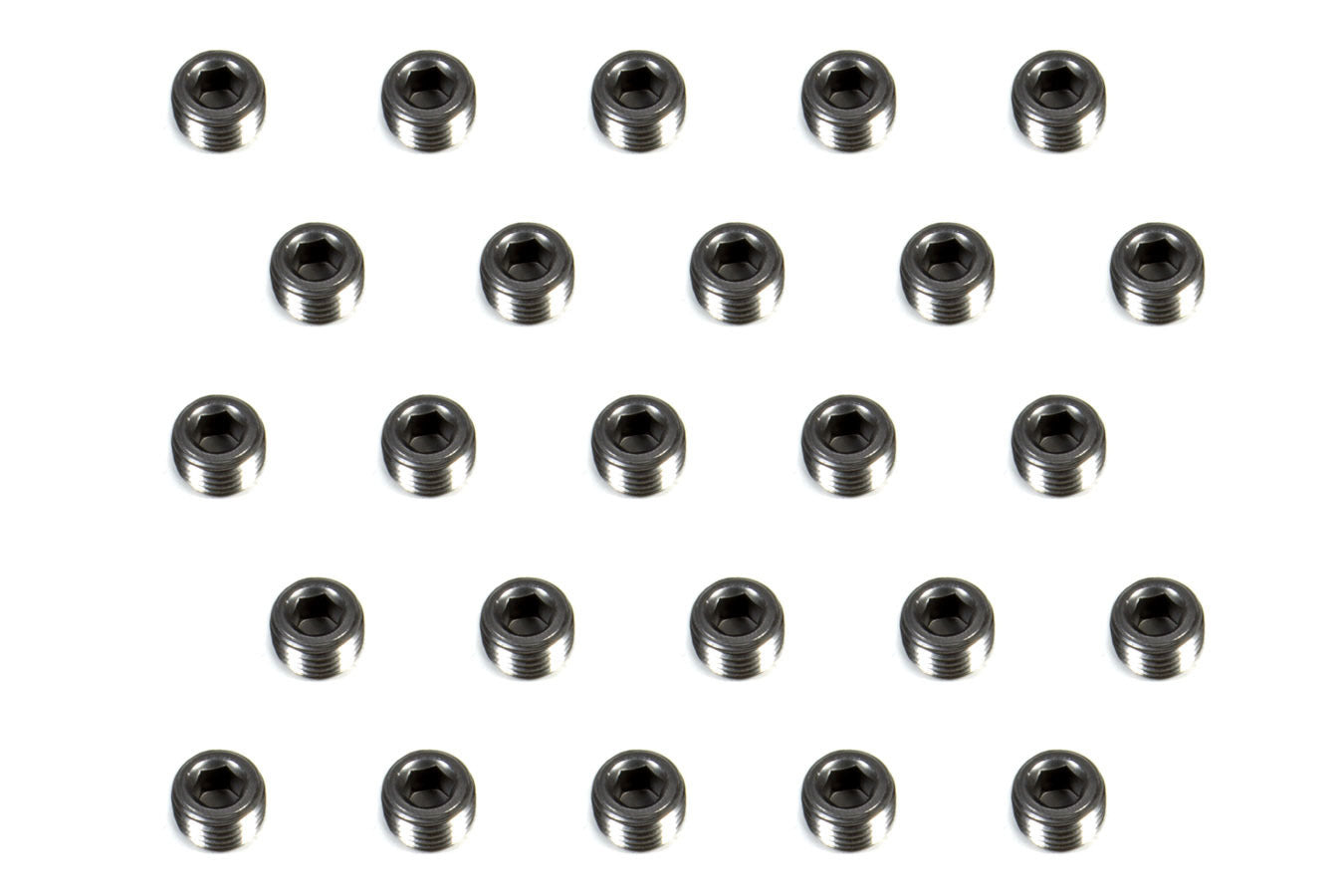 Pioneer Fitting - Plug - 1/4 in NPT - Allen Head - Steel - Natural - Set of 25 PP-584-25