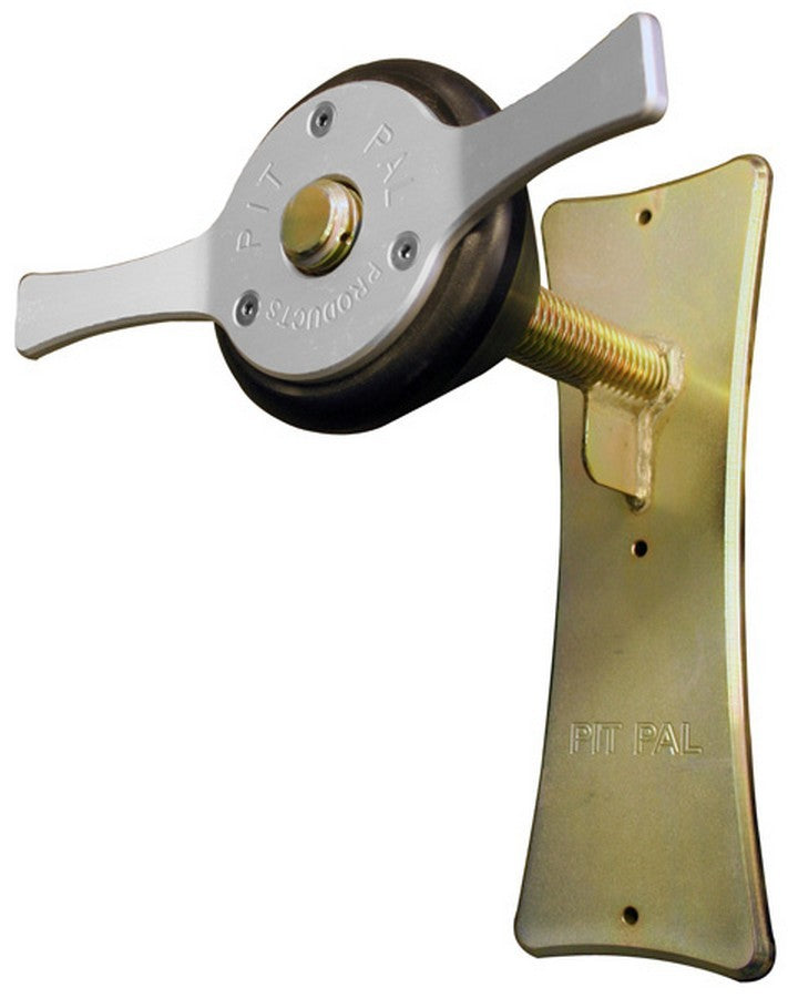 Pit Pal Spare Tire Holder - Wall Mount - Spin On - 4.75 x 9 x 13.75 in - Steel - Cadmium PAL292