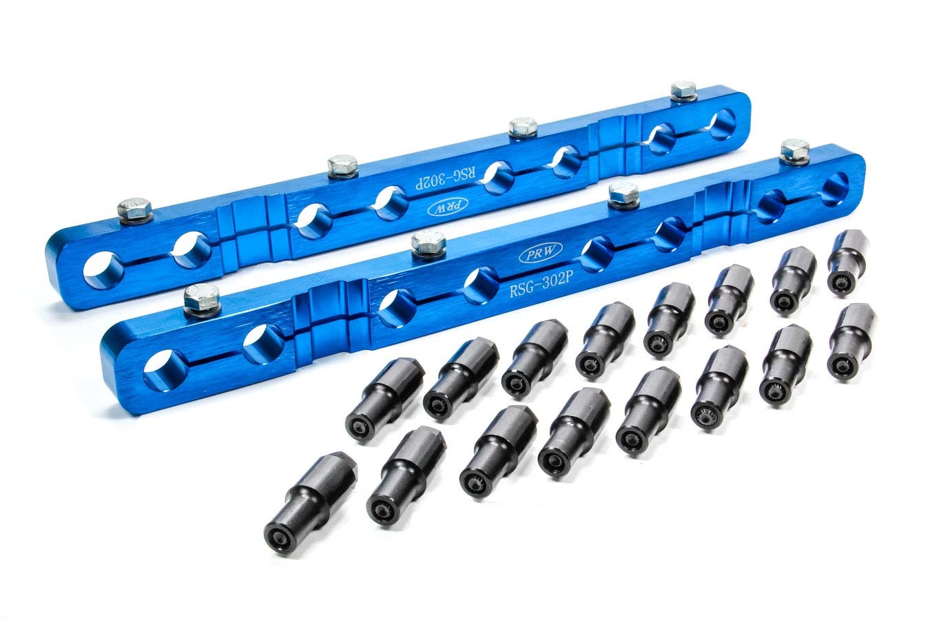 PRW Industries 1530200 Billet Aluminum Rocker Arm Stud Girdle Kit for Small Block Ford