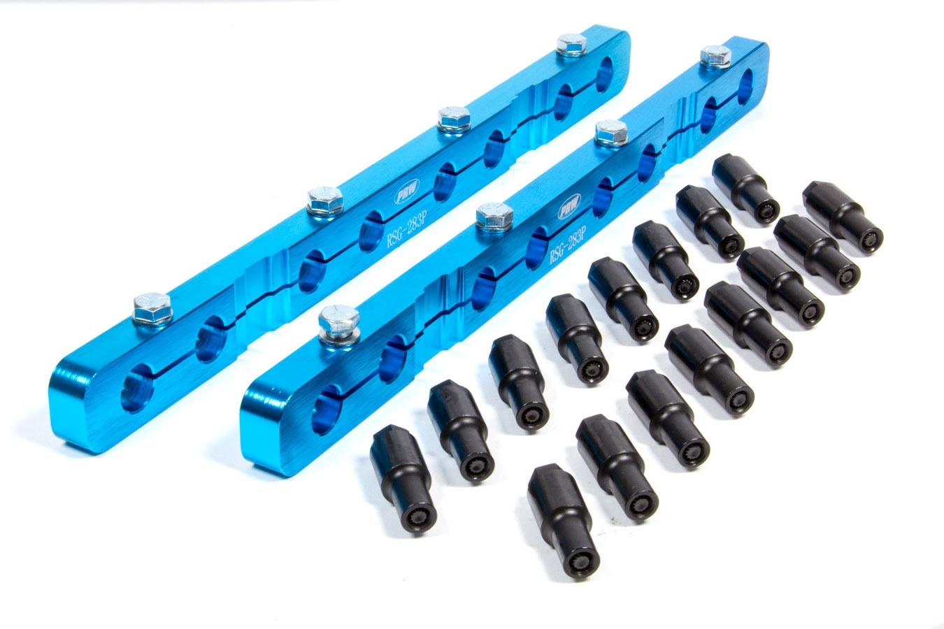 PRW Billet Aluminum Rocker Arm Stud Girdle Kit 1535002 for Small Block Chevy