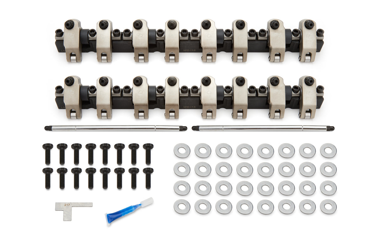 PRW Platinum Pro Series 3536431 Shaft-Mount Roller Rocker Arm System, 1.70 Ratio, GM LS-Series
