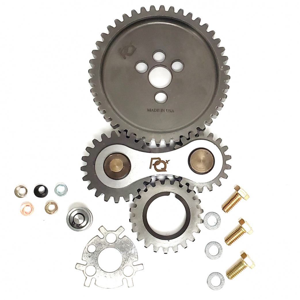 PRW Industries SBC Quiet Dual Gear Drive Kit 5135022 for Small Block Chevy