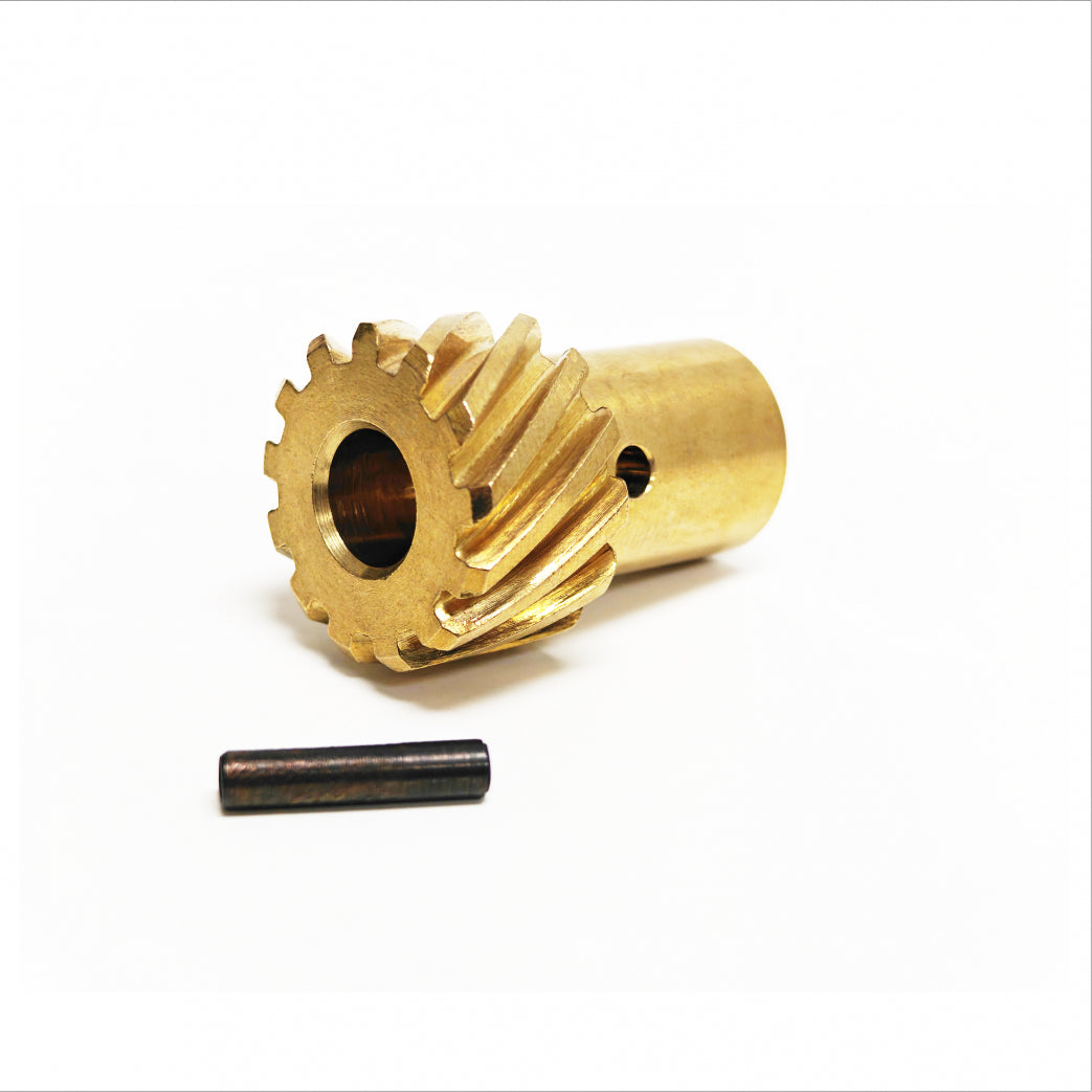 PRW Industries Bronze Distributor Gear 70262491 for Chevy V8, 0.491-Inch Shaft, Reverse Rotation