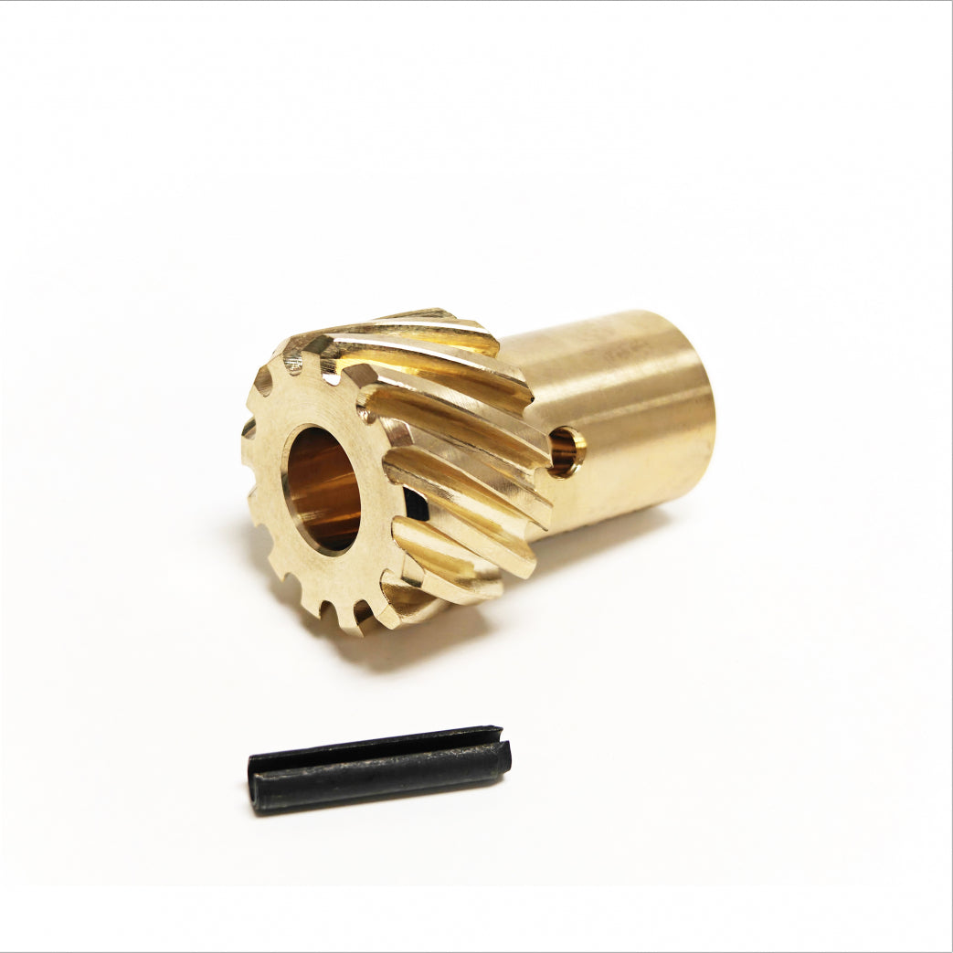PRW Industries 70350500 Bronze Distributor Gear for Chevy V8, 0.500-Inch Shaft, Standard Rotation