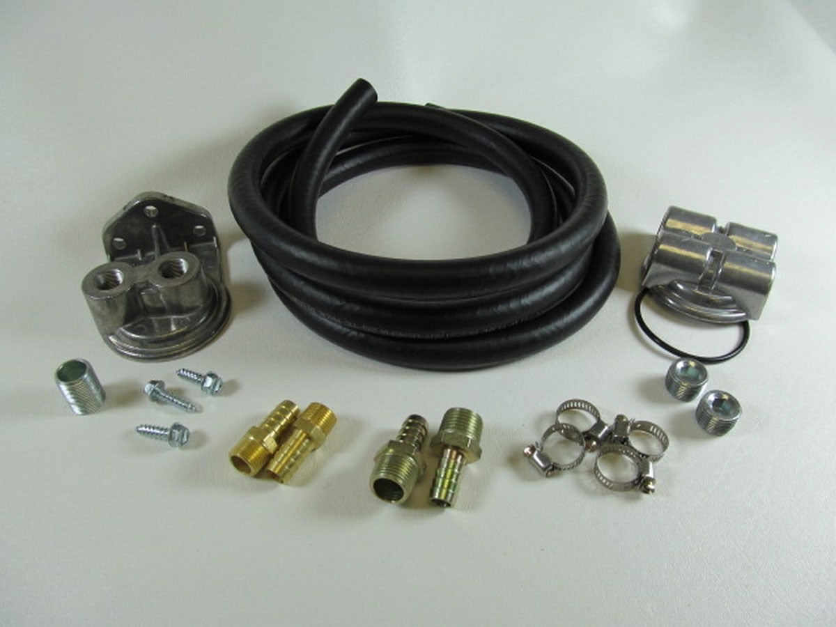 PERMA-COOL 10691 Remote Oil Filter Relocation Kit with 8-Foot Hose