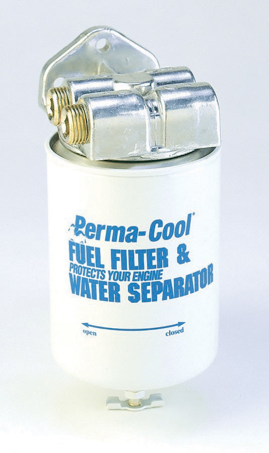 PERMA-COOL 81794 Universal High-Performance Fuel Filter, 2-Micron Canister