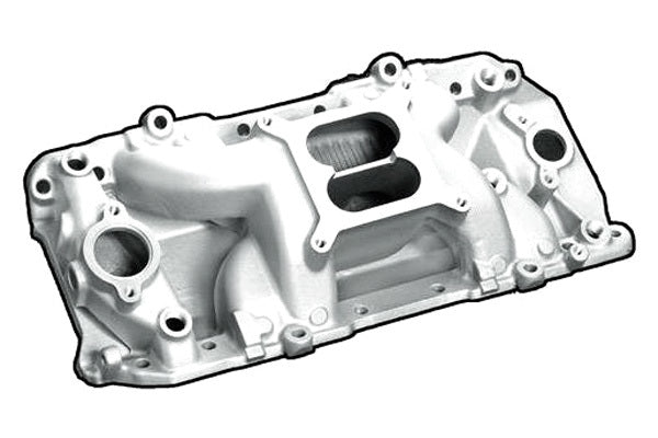 Professional Products 53026 Crosswind Intake Manifold for Big Block Chevy, Dual Plane, Square Bore