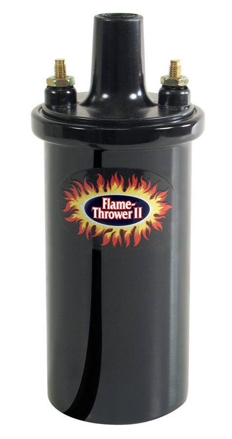 Pertronix Ignition Flame-Thrower II Ignition Coil 45011, 0.60 Ohm, 45,000 Volt, Black