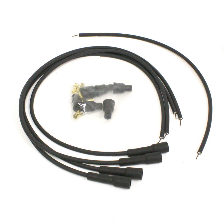 PerTronix Ignition 704180 Flame-Thrower 7 mm Spark Plug Wire Set for Universal British 4-Cylinder Applications, Black