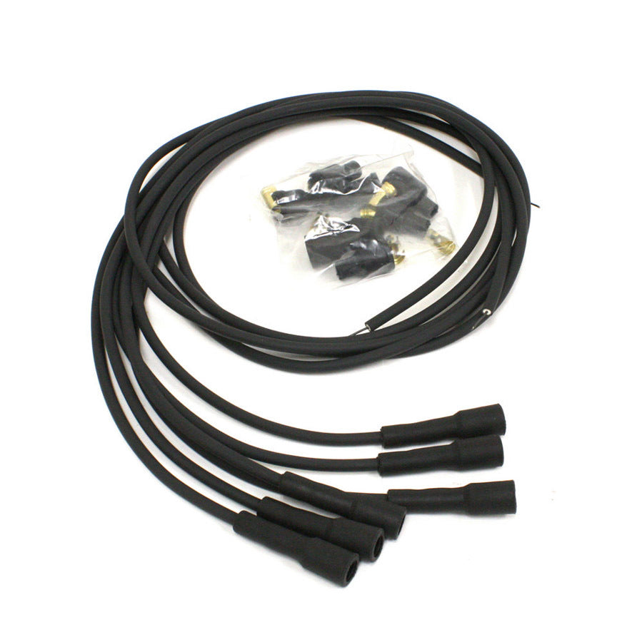 PerTronix Flame-Thrower 706180 7 mm Spark Plug Wire Set for Universal 6-Cylinder Applications, Black