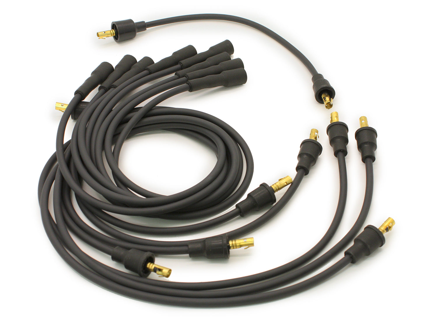PerTronix Ignition 708102 7 mm Custom Spark Plug Wire Set, Stock Look, Black