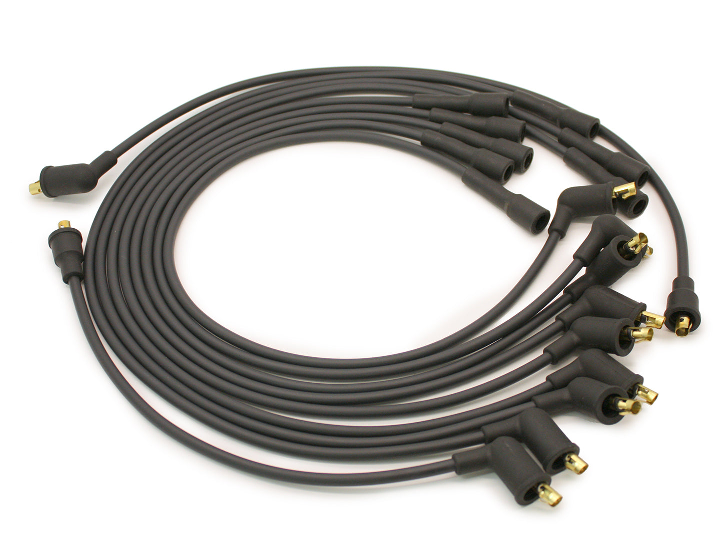 PerTronix Ignition 708105 7 mm Custom Spark Plug Wire Set, Stock-Look, Black