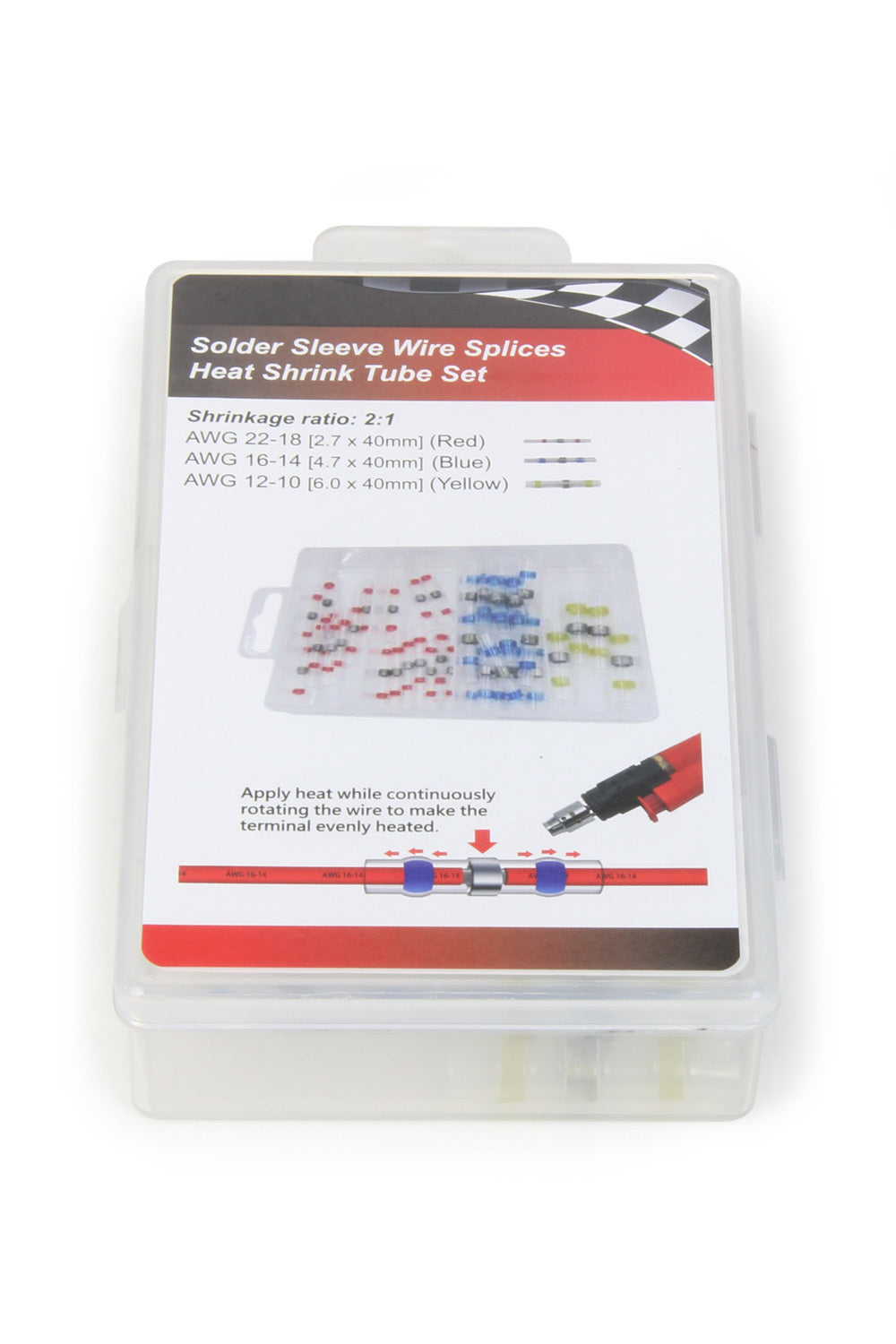 PerTronix Ignition A2012 Solder and Heat Seal Splice Kit, 40-Piece