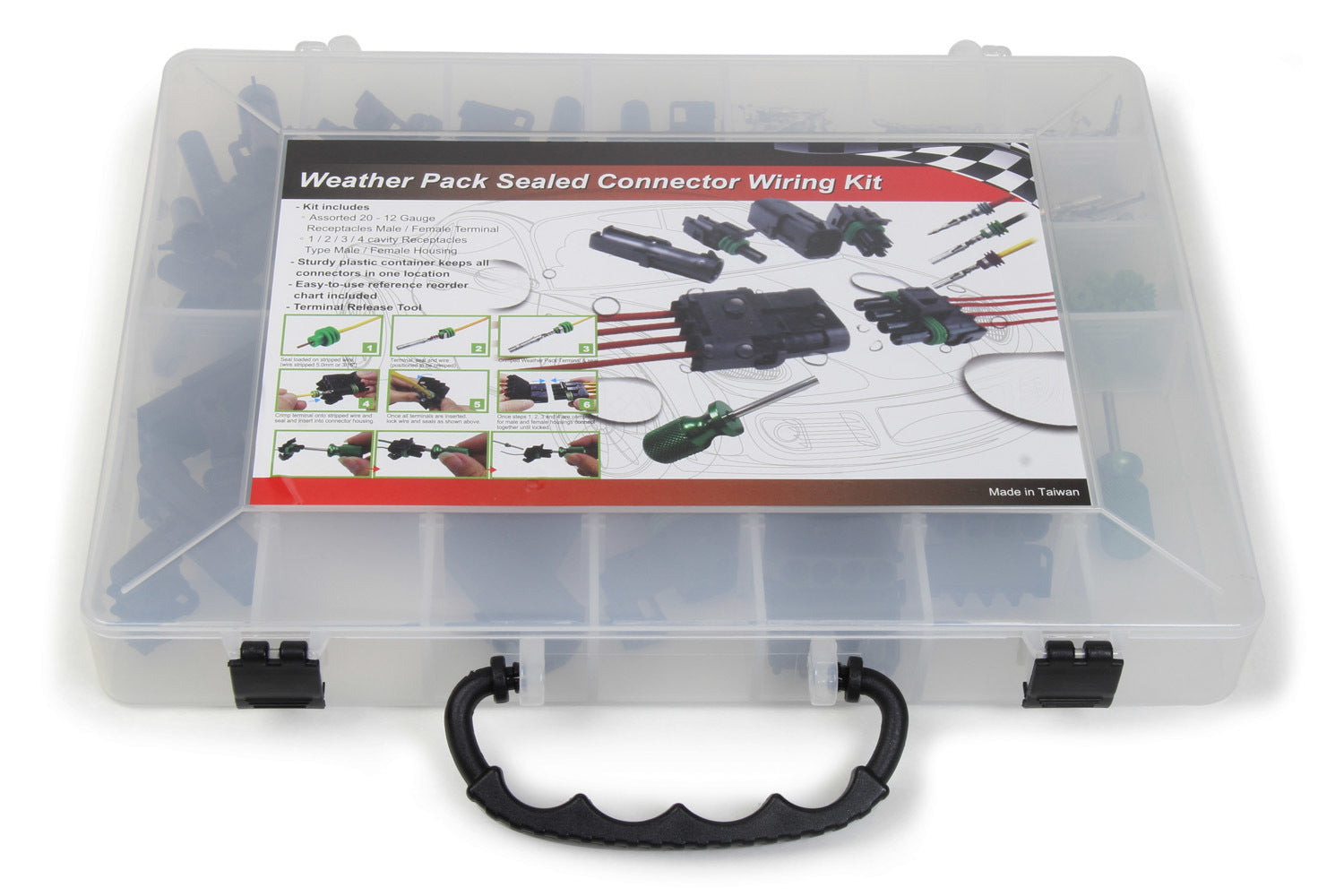 PerTronix Ignition A2020 Weather Pack Connector Kit, 209-Piece